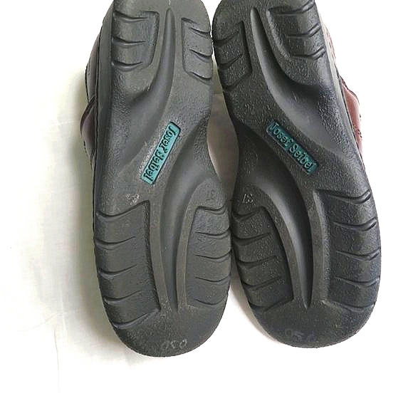 Josef Seibel Brown Slip On Leather Mules Size 6 US  37 Euro - Picture 5 of 6